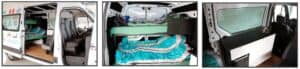 The Interior of the Camper van The Interior of the Camper van
