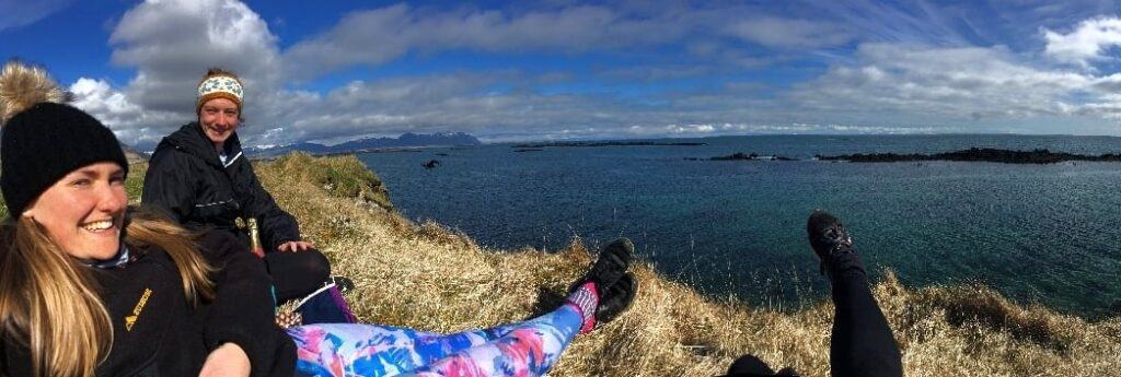 Beachfront campsite