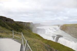 The great Gullfoss waterfall The great Gullfoss waterfall