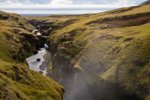 The south Iceland canyon Fjaðrárgljúfur The south Iceland canyon Fjaðrárgljúfur
