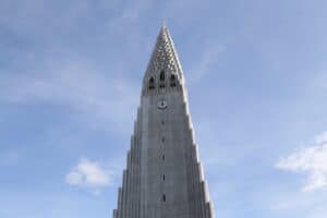 The tower of Hallgrímskirkja The tower of Hallgrímskirkja