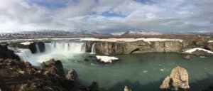 The waterfall of the gods Goðafoss The waterfall of the gods Goðafoss