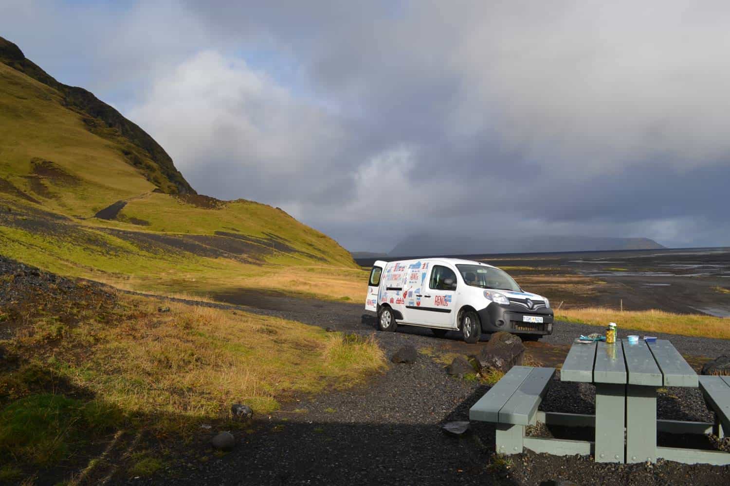 Camping in Iceland in a camper Camping in Iceland in a camper