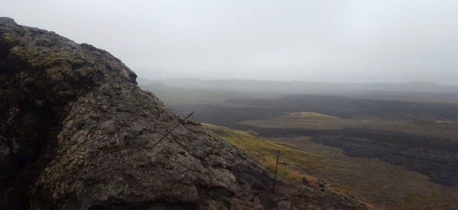 Hiking around in Iceland