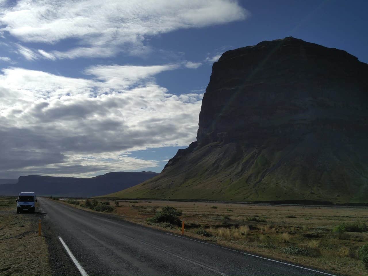 Driving on the south side of route nr:1 Driving on the south side of route nr:1
