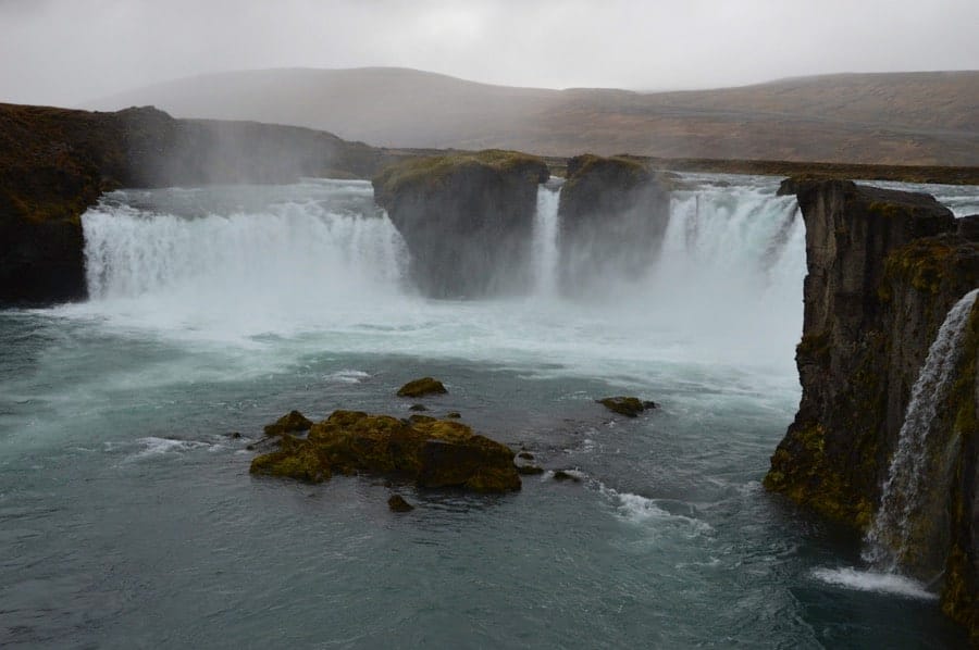 The impressive fall of Goðafoss