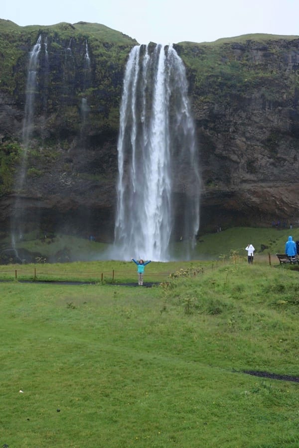 The beautiful Seljalandsfoss in South Iceland