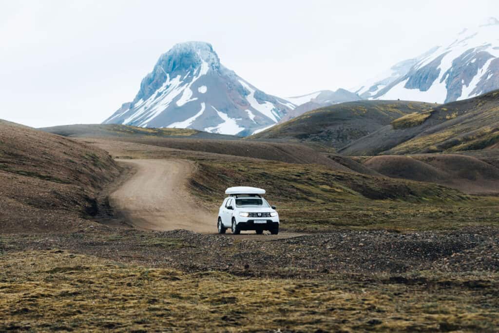 Dacia Duster 4×4 Roof top tent Iceland Ring Road travel