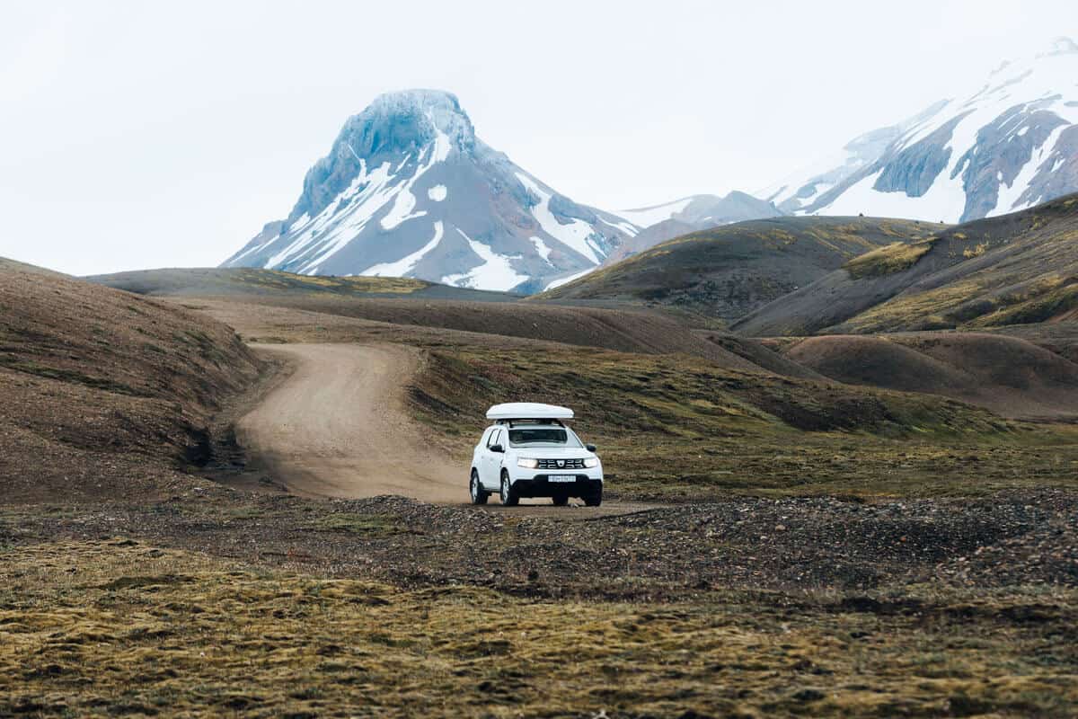 Dacia Duster 4×4 Roof top tent Iceland Ring Road travel