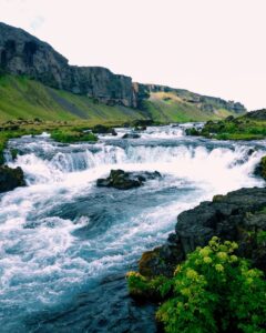 Brúarfoss waterfall Brúarfoss waterfall