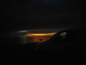 Camper van camping Camper van camping