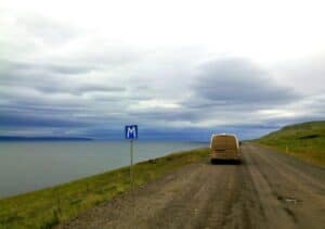 Camper van in Iceland Camper van in Iceland