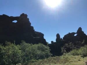 Dimmuborgir by Lake Mývatn Dimmuborgir by Lake Mývatn