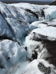 Glacier stream Glacier stream