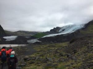 Hiking a glacier in South Iceland Hiking a glacier in South Iceland