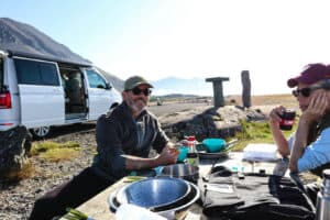 Roadside luncheon
