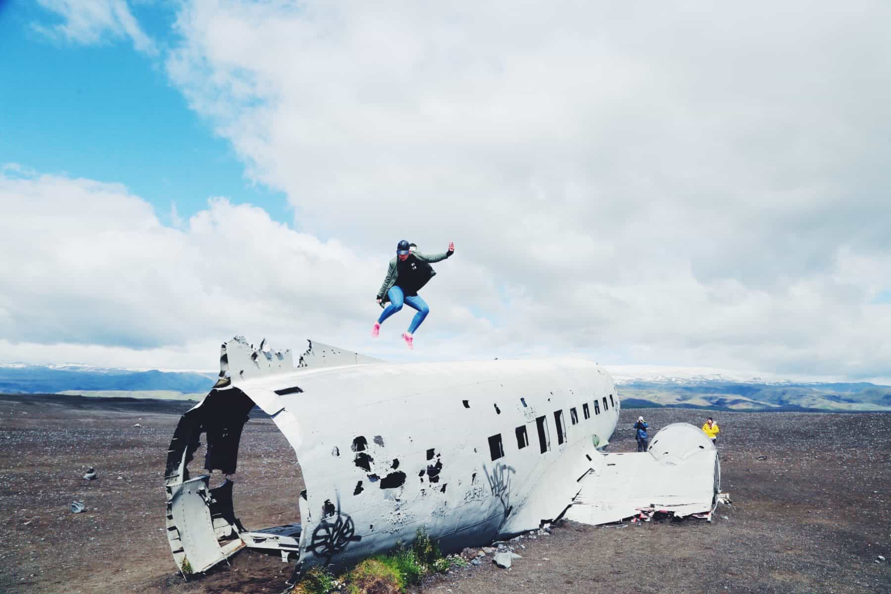 Sólheimasandur airplane wreck in south iceland