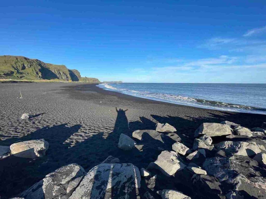 The black beach