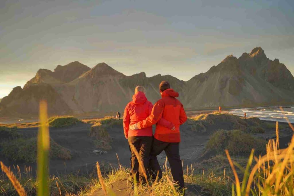 A couple in dunes